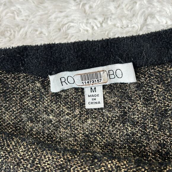 Ronny Kobo Rowan sweater dress leopard print long sleeved fit and flare, med - Picture 9 of 11